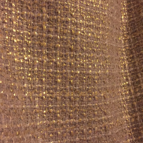 Banana Republic Gold Tweed Skirt - Picture 3 of 4